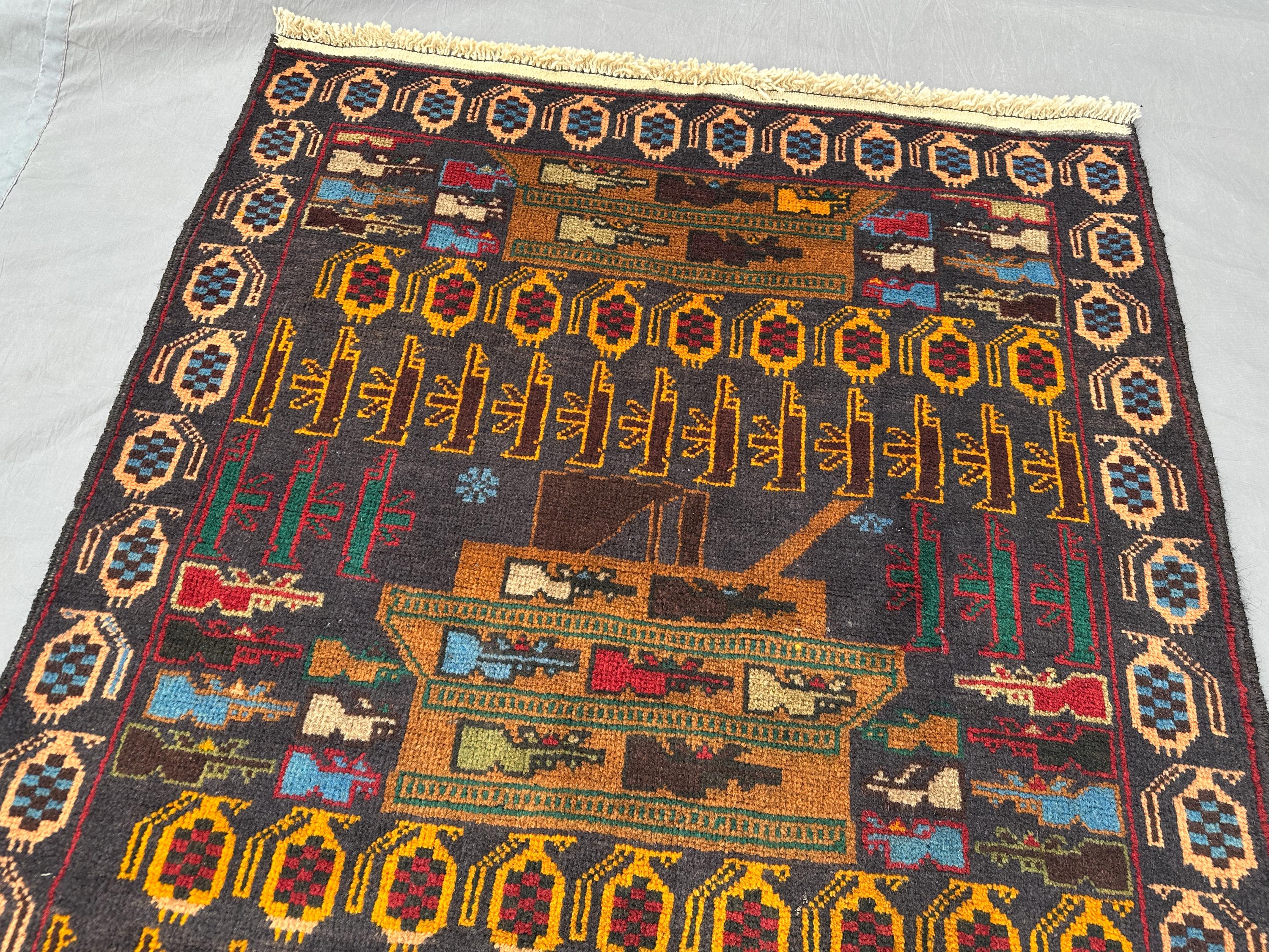 Samir - Tapis Beni Ourain blanc et jaune - tapis berbère abstrait sur