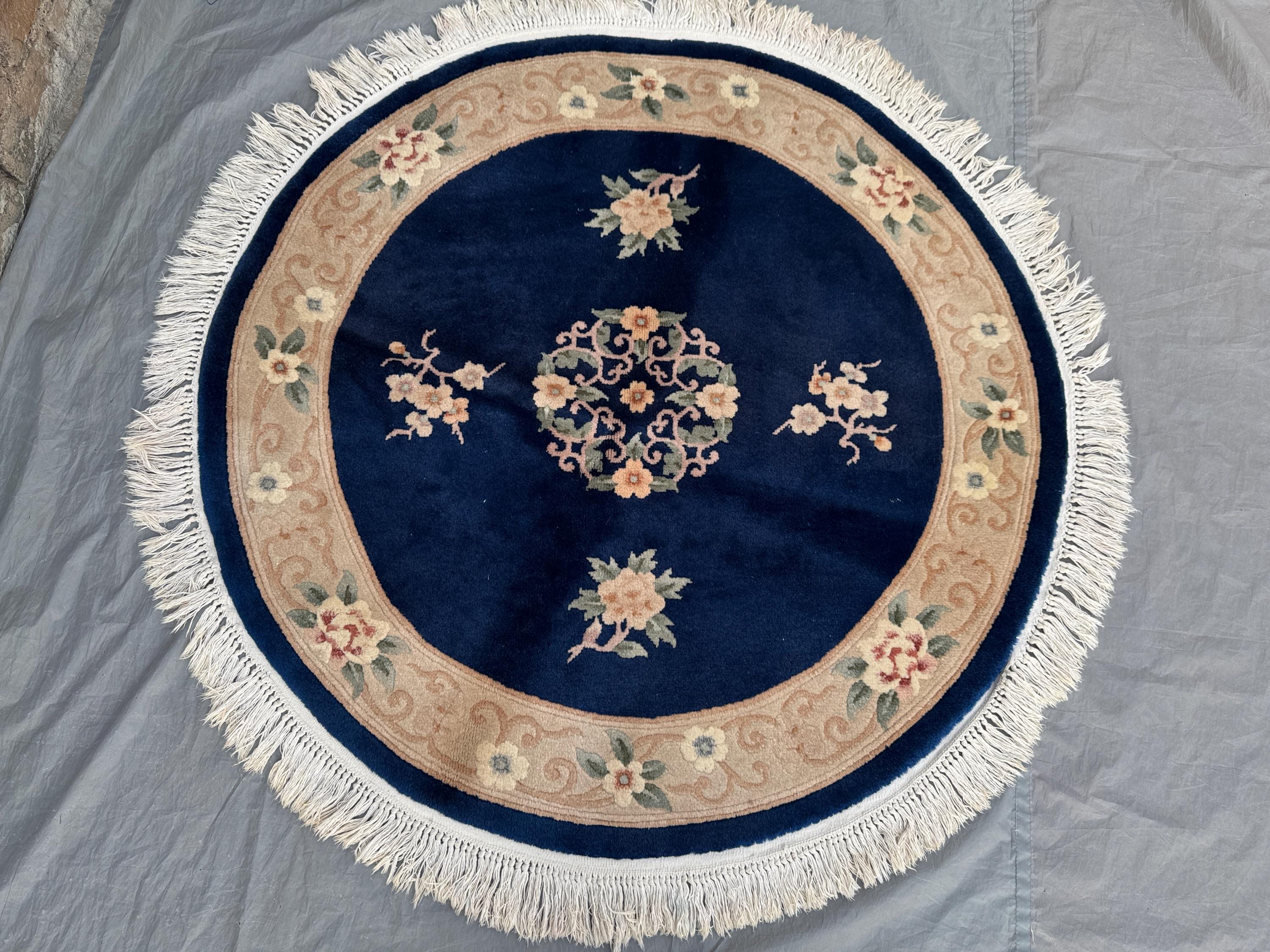 4x4 ft Antique Caucasian Kazak Rug Hand Knotted Wool Carpet Tribal Geometric Design Vintage Oriental Small Area Rug Home Decor