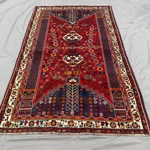 Antique Qashqai Rug - Etsy