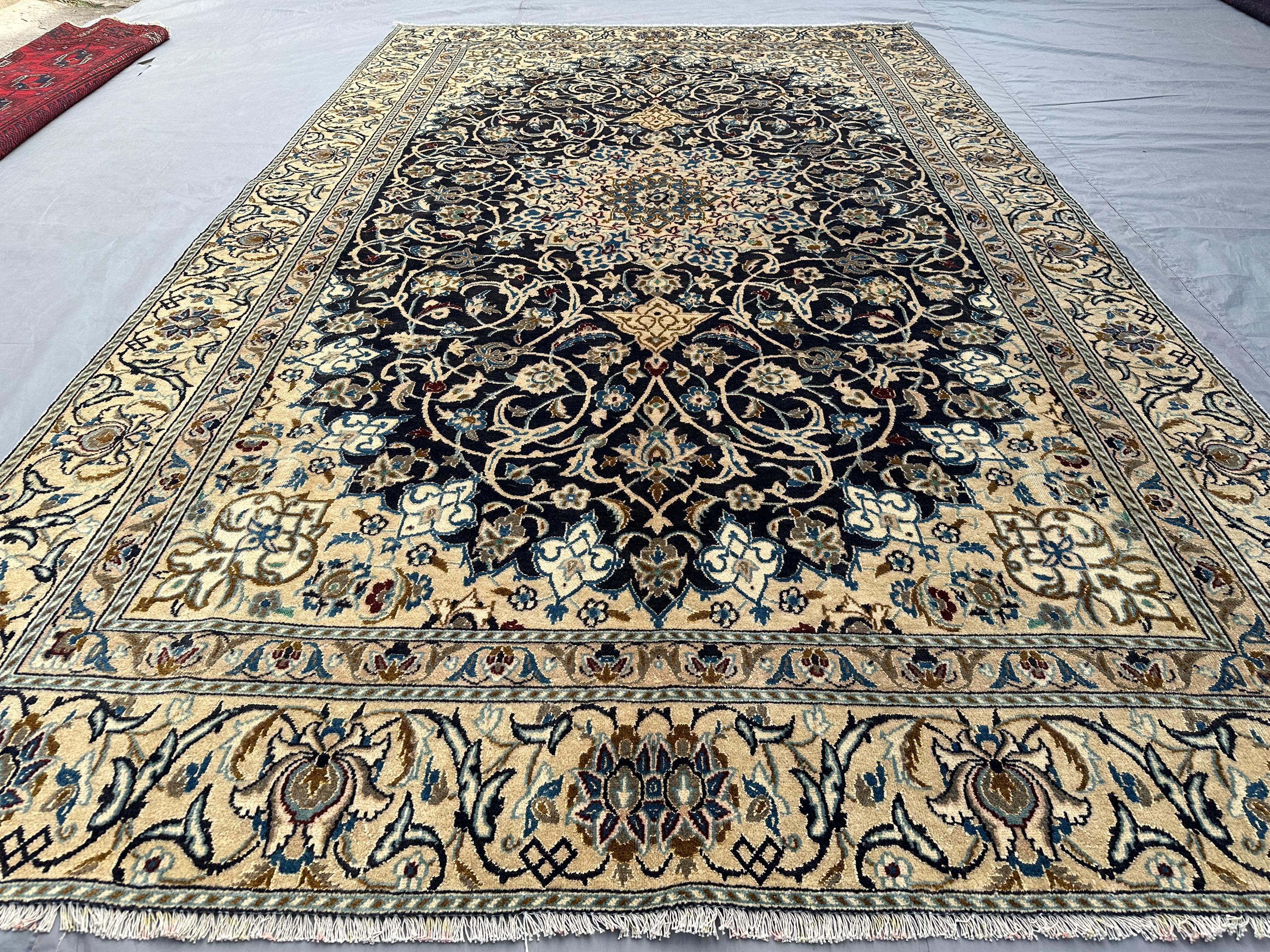 アンティーク トルコ製 手織りラグ 6x10 幾何学模様 ウール エリア