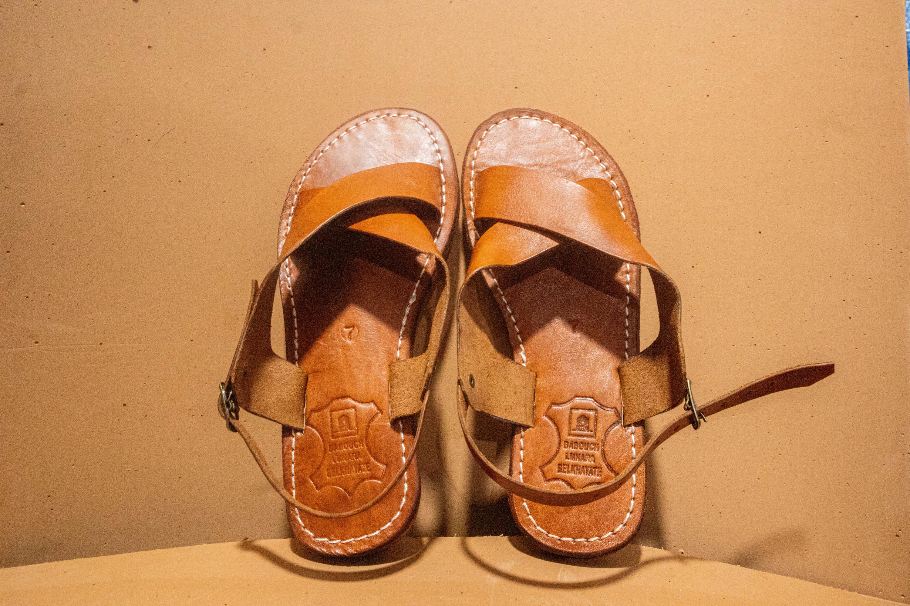 Mens Cross Strap Slides Sandals