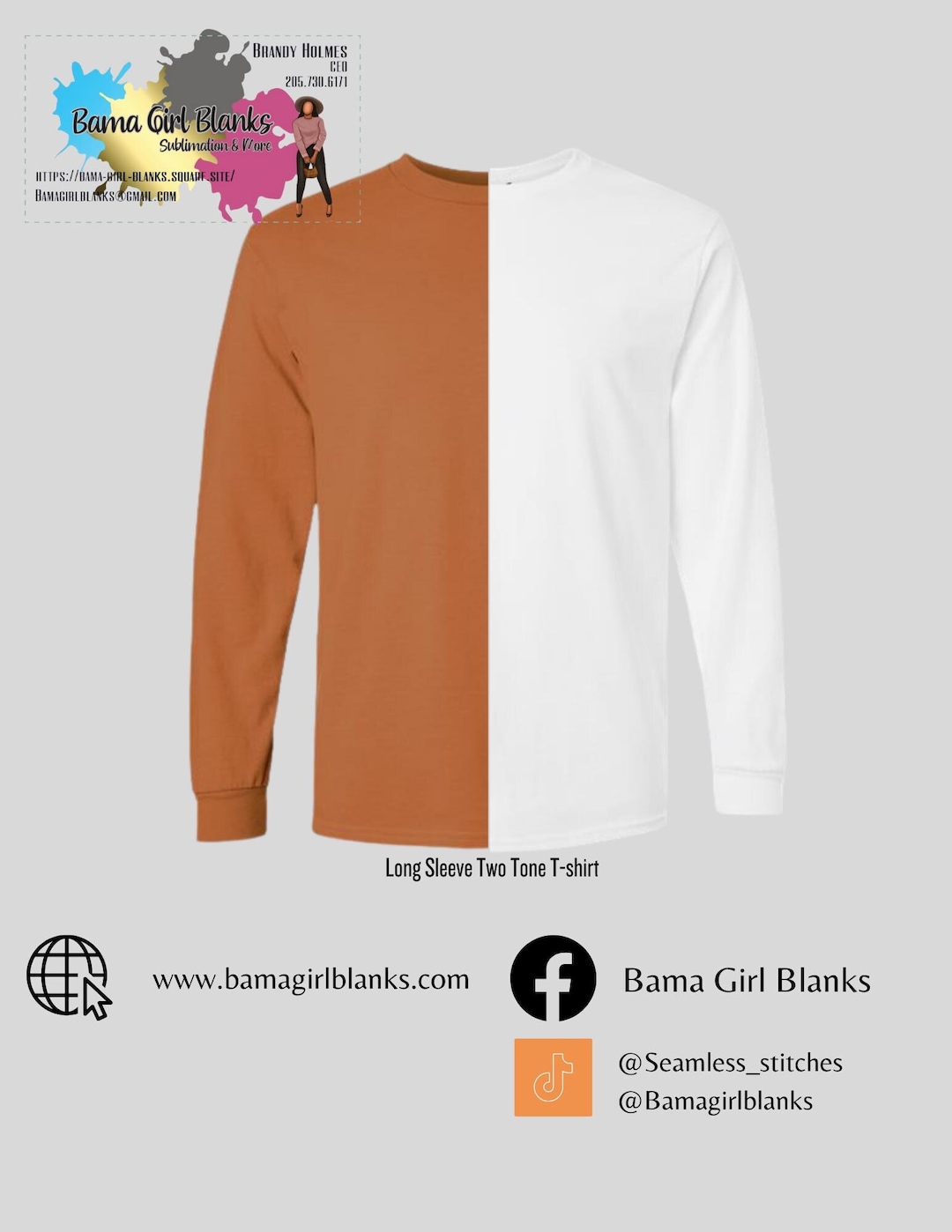 WDIRARA Women's Two Tone Ribbed Knit T-Shirt - Long Sleeve Colorblock Tee, Slim Fit Round Neck - View #9