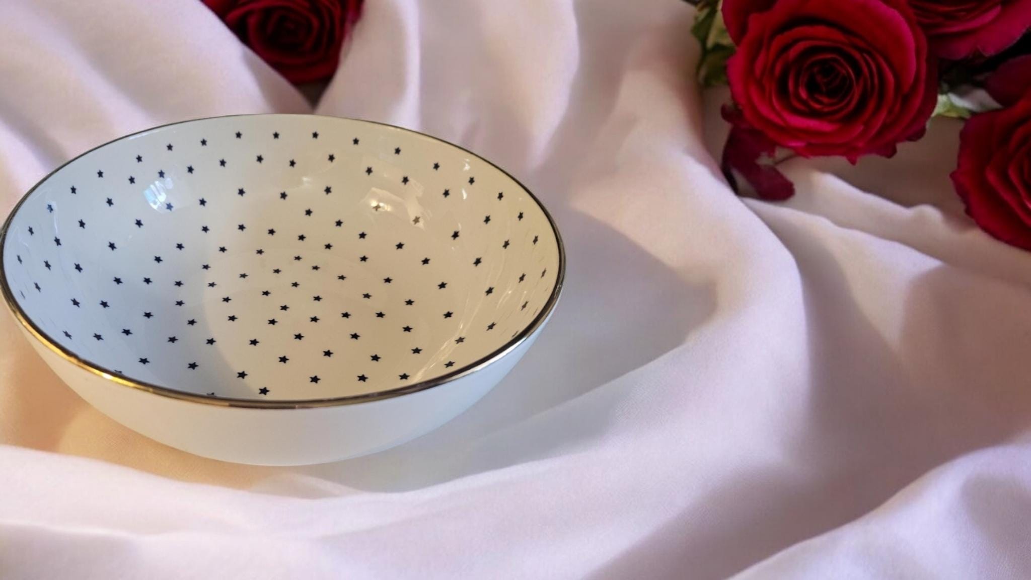 リチャードジノリ バラの花柄皿 4枚セット リチャードジノリ バラの花