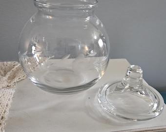 Princess House Heritage Crystal Pedestal Lidded Candy Dish