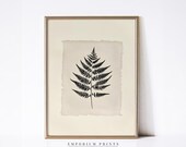 Neutral Fern Botanical Art Print | Farmhouse Wall Art PRINTABLE Digital Downloadable Print | Emporium Prints