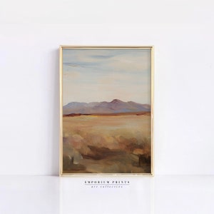 Vintage Abstract Landscape Print | PRINTABLE Wall Art | Landscape Downloadable Print | Digital Art | Digital Downloads | Farmhouse Decor