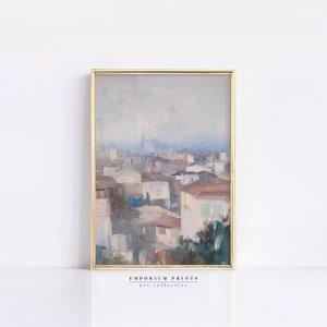 Vintage Landscape Print | Downloadable Prints | PRINTABLE Wall Art | Digital Artwork | Digital Downloads | Abstract Oil Painting