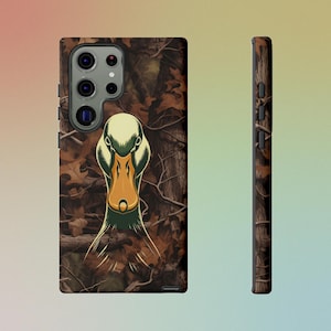 Camouflage Duck Phone Case: Outdoor Enthusiast Tough Case