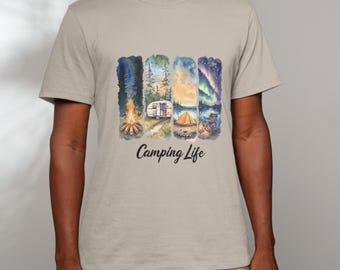 Camping Life T-Shirt: Unisex Outdoor Adventure Tee