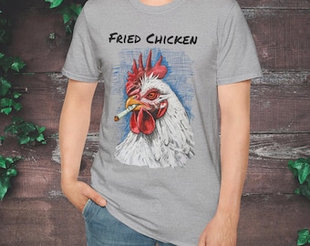 Fried Chicken Graphic T-Shirt: Foodie Apparel