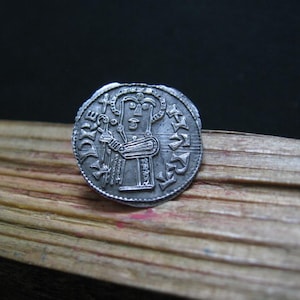Harald Hen 1074-1080 AD King of Denmark Medieval Silver Ar PENNY LUND Moneyer Svein