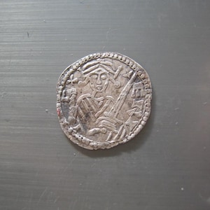 Agnus Dei Eric I Evergood Erik Ejegod 1095-1103 AD King of Denmark Lund Medieval Silver Ar PENNY Moneyer Biorn