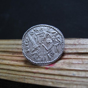 Niels 1103-1134 AD King of Denmark Medieval Silver Ar PENNY Lund Moneyer Biorn