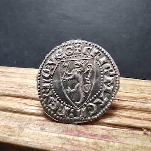 Eirik II Magnusson 1280-1299 a.d. NORVEGIAN Medieval Silver Ar PENNY