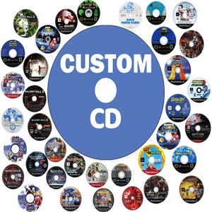 Retro Custom CD Rug,Personalized Round Game Disc Carpet for Gamers,90s Arcade Style Floor Mat,Your Custom CD,Custom CD rug, Video Game Rug