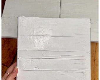 Custom Minimal Textured Canvas Wall Art Set