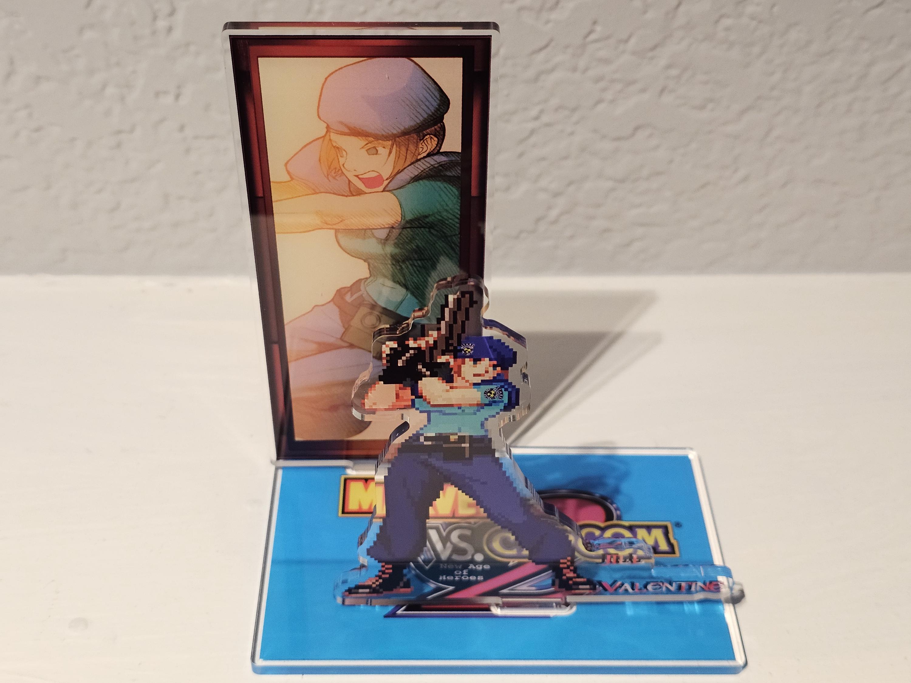 Jill Valentine / Marvel Vs Capcom 2 - Pixel Art Acrylic Standee - Etsy