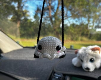 Compañero fantasma en un columpio - Tejido a mano