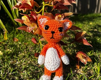 Gato Impkin - Juguete de crochet hecho a mano