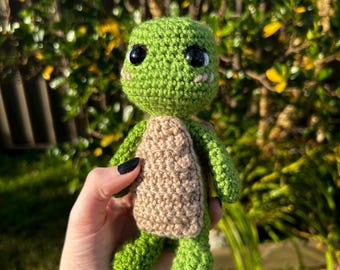 Tortuga Impkin - Juguete de crochet hecho a mano