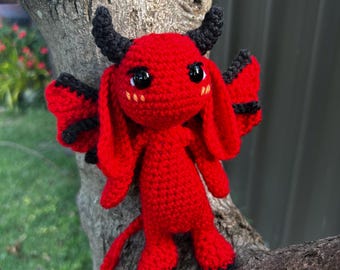 Devil Impkin - Juguete de crochet hecho a mano