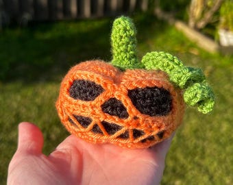 Calabaza espeluznante - Crochet de Halloween