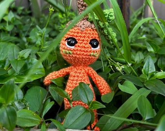 Pumpkin Impkin - Juguete de crochet hecho a mano