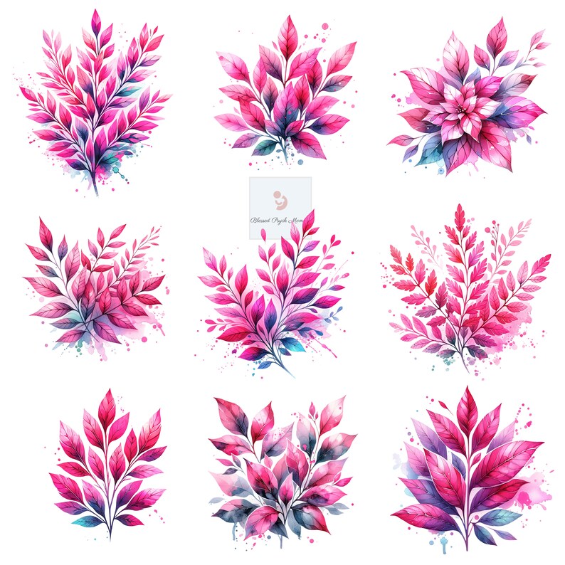 Pink Fall Foliage, Leaves, Fall Leaves Pink Aesthetic - Etsy