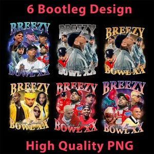 Chris Brown Breezy Bowl Tour 2025 PNG Bundle: T-Shirt & Mug Designs (Digital Download)