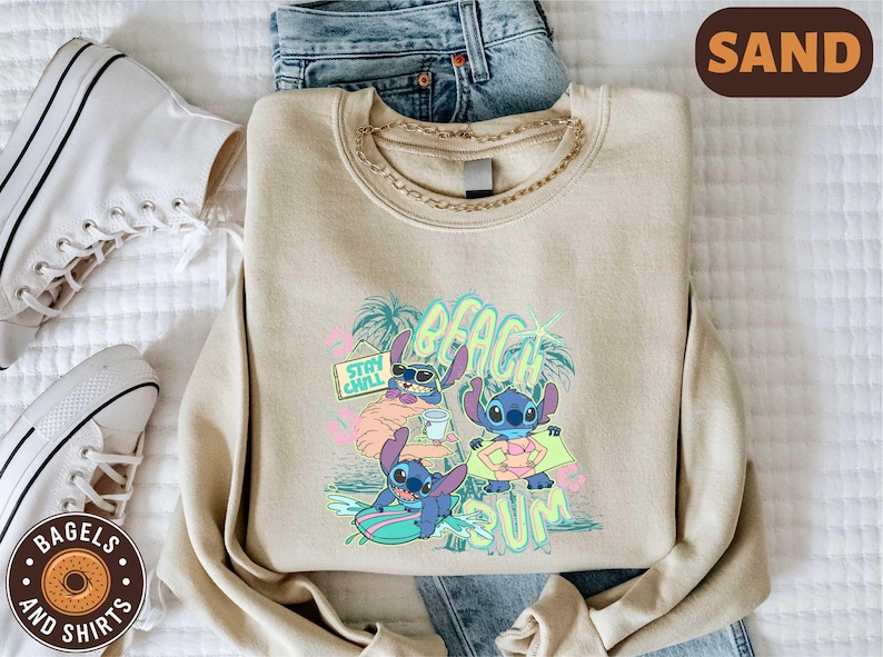 a sweatshirt with stitching on it and a pair of jeans