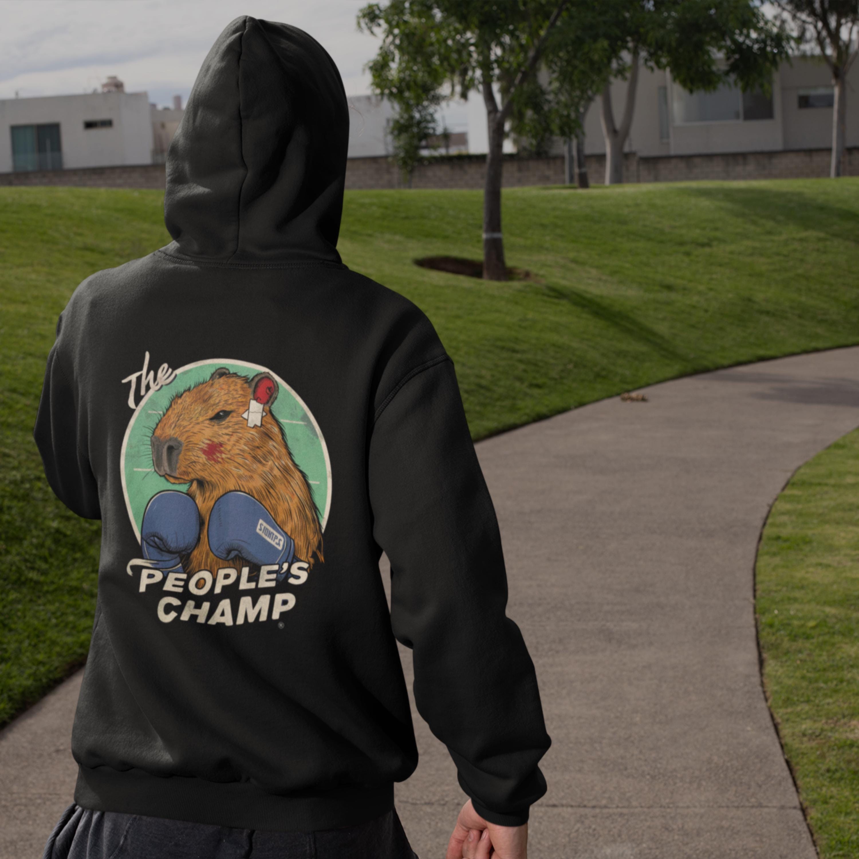 Sweat à Capuche Capybara - Design Amusant Pour Hommes, Femmes Et Enfants - Cadeau Drôle Et Réconfortant