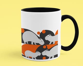 Capybara Coffee Mug, Funny Capybara Gift, 11oz Ceramic Mug, Animal Lover Birthday Gift, Cute Capybara Lover Mug