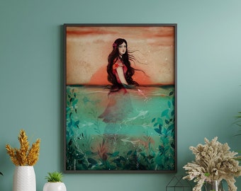 Limited Edition Print - Poster - Sunset - The Ocean Calling 2/10