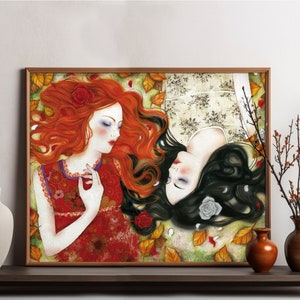 Limited Edition Print - Poster - Fairytale - Snow-White and Rose-Red 6/10