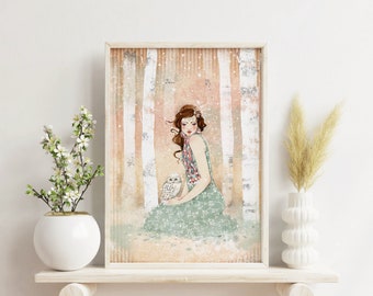 Limited Edition Print - Poster - Mademoiselle Snow 7/10