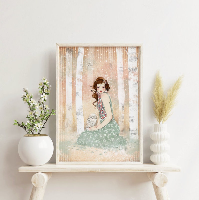 Limited Edition Print Poster Mademoiselle Snow 7/10 image 1