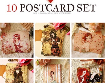 Postcard Set - Buy 8 postcards - Get 2 for free