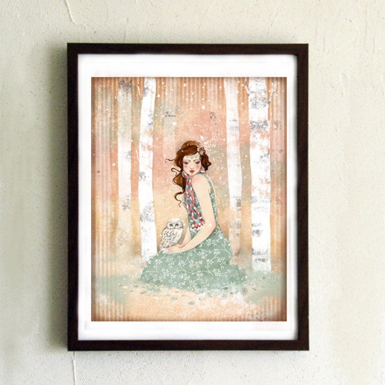 Limited Edition Print Poster Mademoiselle Snow 7/10 image 2