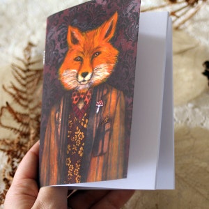 Notebook Portrait of The Mysterious Lord Fox image 3