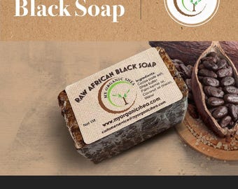 Authentic African Black Soap bar (7.5oz)