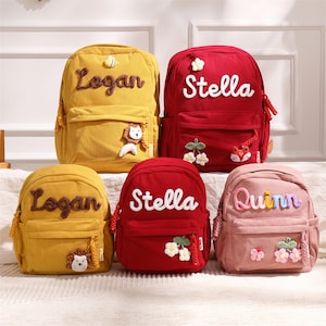 Personalized Kids School Bag | Children&#39;s Day Gift | Custom School Bag | Toddler Backpack School Bag for Kids, Kid&#39;s Backpack with Name
