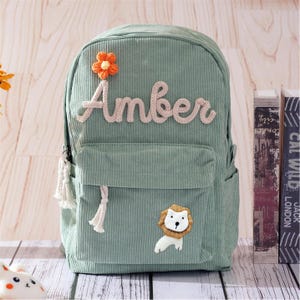 Cartable personnalisé pour enfant, Cartable personnalisé pour tout-petit, Sac à dos pour enfant, Sacs à dos cadeau d'anniversaire, Cartable monogrammé pour fille et garçon