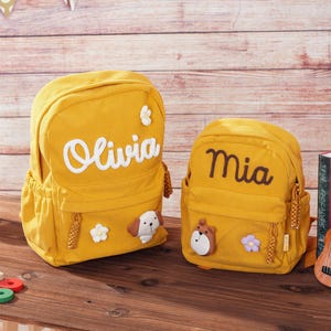 Sac à dos personnalisé avec prénom pour enfant, cartable enfant personnalisé, livres pour tout-petits, sacs à dos cadeau d'anniversaire monogramme, cartable pour garçons filles