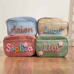 Hand Custom Kids Lunch Bag, Personalized Back to School Kit, School Lunch Bag • Back to Schoo Giftl • Kid Gift • Lunchbox Bag