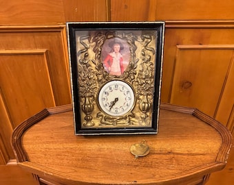 An antique 19th century German cased wall clock.