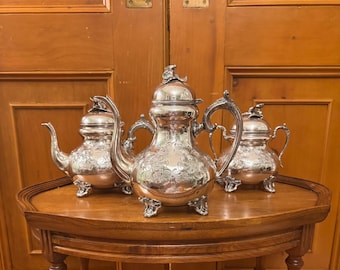 Vintage James Dixon & Sons Sheffield Silver Plated Teapot