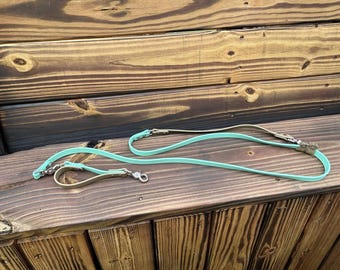 2-in-1 Hands-free 2-tone Biothane Leash with detachable traffic lead