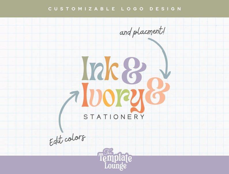Editable Logo Canva Template | Customizable Business Design Kit | DIY ...