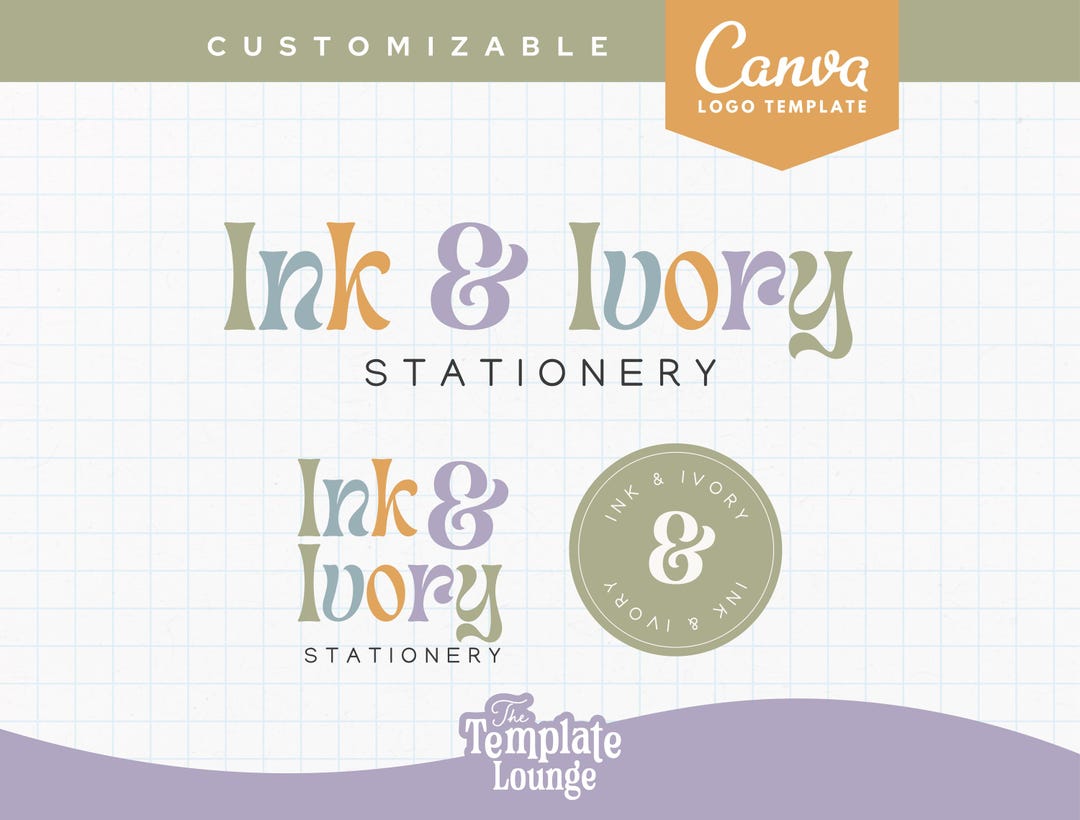 Editable Logo Canva Template | Customizable Business Design Kit | DIY