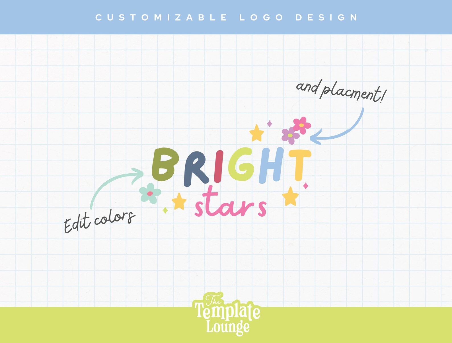 Editable Logo Canva Template | Customizable Business Logo Kit | Logo